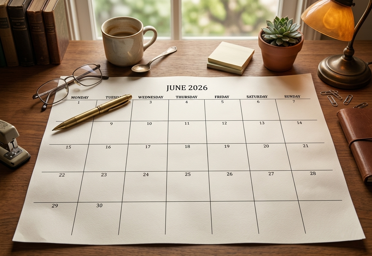 2026 Calendar Printable Landscape, Monthly Calendar Planner download PDF v2